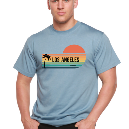 Los Angeles Spun Bamboo Unisex Bamboo Viscose/Organic Cotton Short Sleeve Graphic T-Shirt