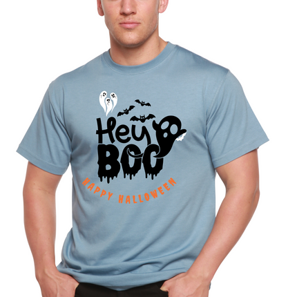 Hey Boo Men's Bamboo Viscose/Organic Cotton Short Sleeve Graphic T-Shirt