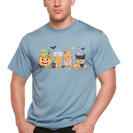 Happy Halloween Men's Bamboo Viscose/Organic Cotton Short Sleeve Graphic T-Shirt
