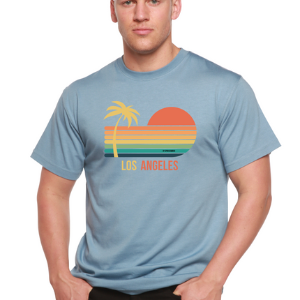 Los Angeles Unisex Bamboo Viscose/Organic Cotton Short Sleeve Graphic T-Shirt