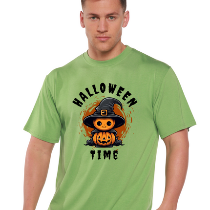 Halloween Time Unisex Bamboo Viscose/Organic Cotton Short Sleeve Graphic T-Shirt