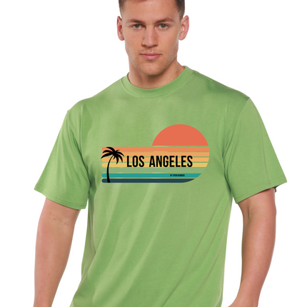 Los Angeles Spun Bamboo Unisex Bamboo Viscose/Organic Cotton Short Sleeve Graphic T-Shirt