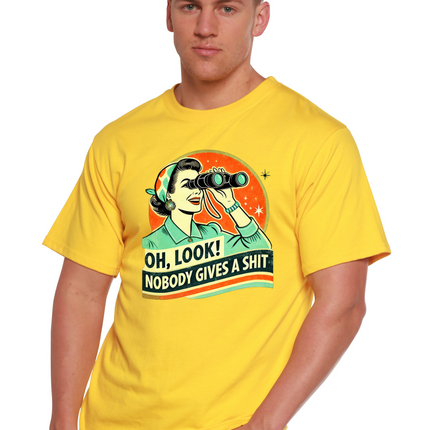 Funny Retro Woman Unisex Bamboo/Cotton Graphic T-Shirt