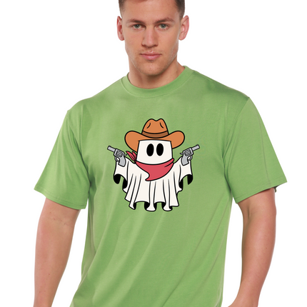 Cowboy Ghost Unisex Bamboo Viscose/Organic Cotton Short Sleeve Graphic T-Shirt