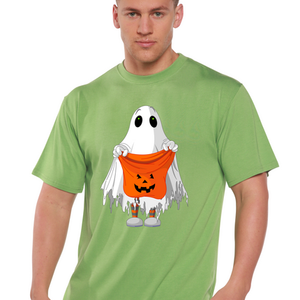 Boo Halloween Men's Bamboo Viscose/Organic Cotton Short Sleeve Graphic T-Shirt