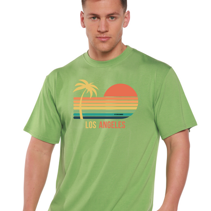 Los Angeles Unisex Bamboo Viscose/Organic Cotton Short Sleeve Graphic T-Shirt