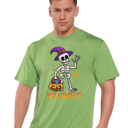 Happy Halloween Unisex Bamboo Viscose/Organic Cotton Short Sleeve Graphic T-Shirt