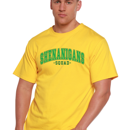 Shenanigans Squad Unisex Bamboo/Cotton Graphic T-Shirt