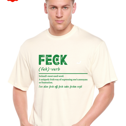 Feck Irish St Patricks Day Unisex Bamboo/Cotton Graphic T-Shirt