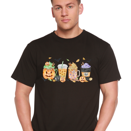 Happy Halloween Men's Bamboo Viscose/Organic Cotton Short Sleeve Graphic T-Shirt
