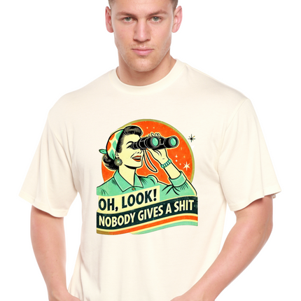 Funny Retro Woman Unisex Bamboo/Cotton Graphic T-Shirt