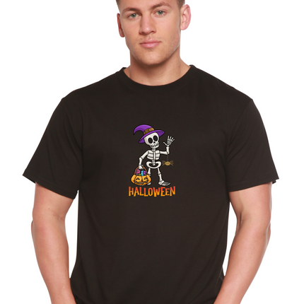 Happy Halloween Unisex Bamboo Viscose/Organic Cotton Short Sleeve Graphic T-Shirt
