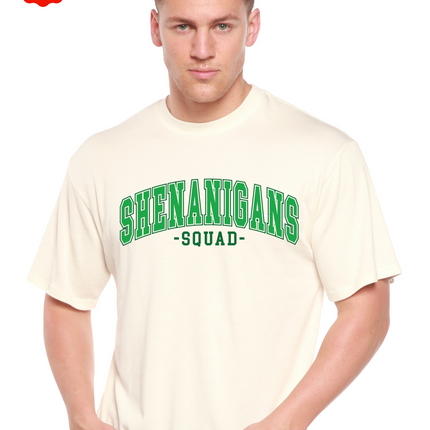 Shenanigans Squad Unisex Bamboo/Cotton Graphic T-Shirt