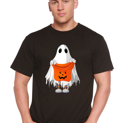 Boo Halloween Men's Bamboo Viscose/Organic Cotton Short Sleeve Graphic T-Shirt