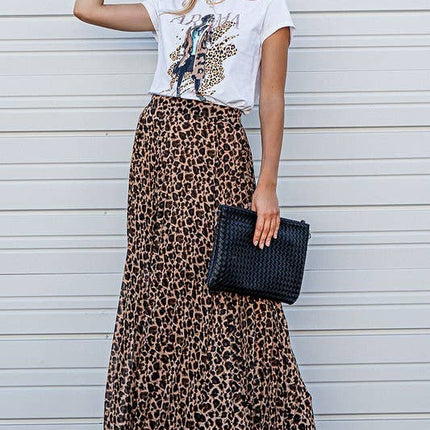 Fierce Flow Leopard Skirt