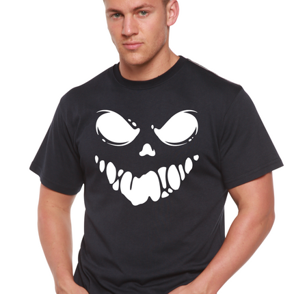 Halloween Boo Men's Bamboo Viscose/Organic Cotton Short Sleeve Graphic T-Shirt