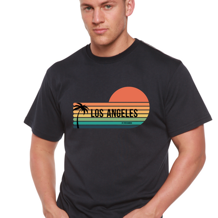 Los Angeles Spun Bamboo Unisex Bamboo Viscose/Organic Cotton Short Sleeve Graphic T-Shirt
