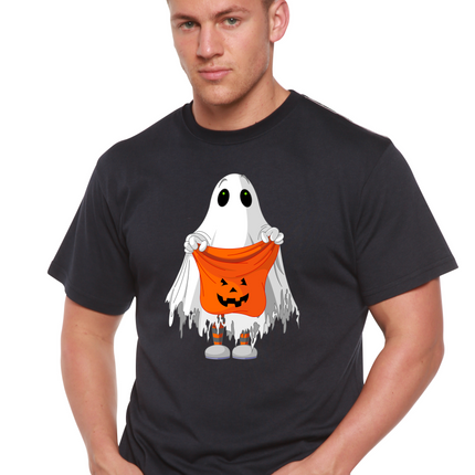 Boo Halloween Men's Bamboo Viscose/Organic Cotton Short Sleeve Graphic T-Shirt