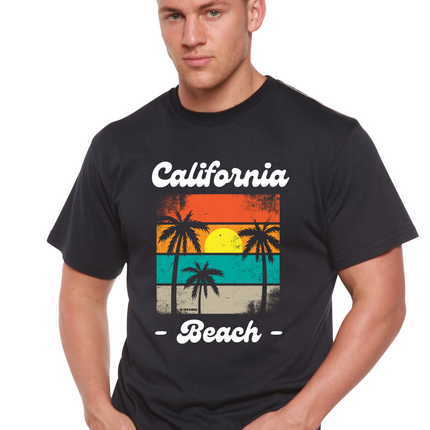 California Beach Unisex Bamboo Viscose/Organic Cotton Short Sleeve Graphic T-Shirt