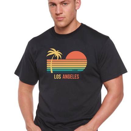 Los Angeles Unisex Bamboo Viscose/Organic Cotton Short Sleeve Graphic T-Shirt