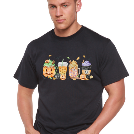 Happy Halloween Men's Bamboo Viscose/Organic Cotton Short Sleeve Graphic T-Shirt