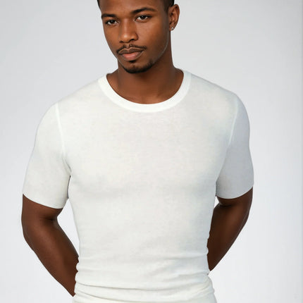 Angora and Wool | Short sleeve base layer shirt (Men's)