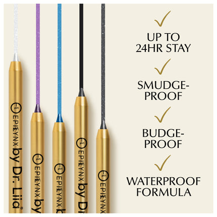 Gel Eyeliner Pencil, 5 Shades
