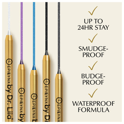 Gel Eyeliner Pencil, 5 Shades