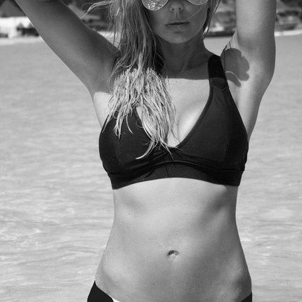 Havana Ruched Bikini Bottom w/ Neoprene