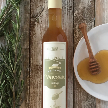 100% Organic White Balsamic Vinegar with Honey