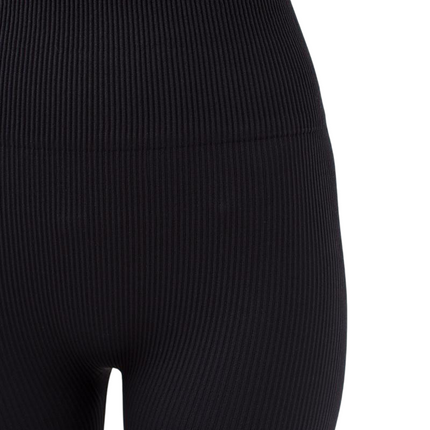 Seamless Ribbed High-Waisted Push-Up Leggings for Women - Yoga, Workout, Gym, and Casual Wear