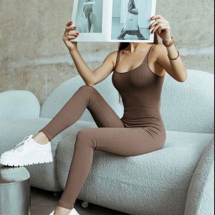 Seamless Ribbed Jumpsuit