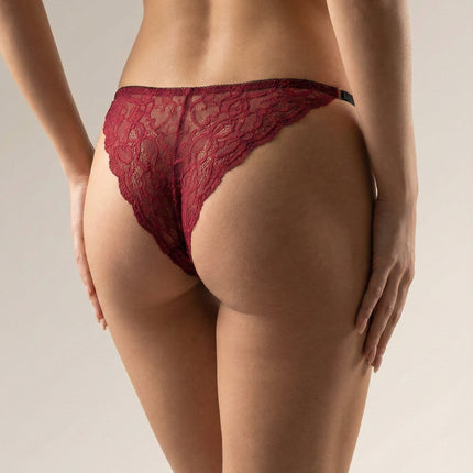 Rose Lace Adjustable Brazilian Panty