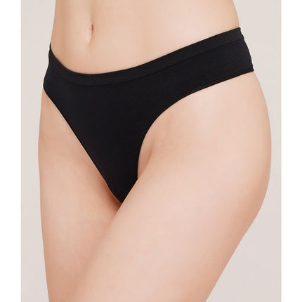 Seamless String Briefs - Pack of 2 (Black/Naturale)