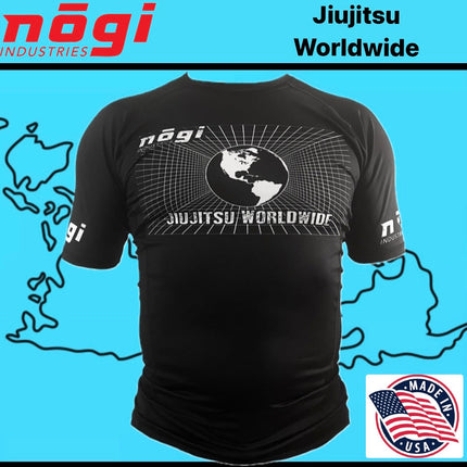 Jiujitsu Worldwide Short Sleeve Rash Guard - Made in USA