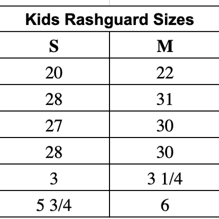 KIDS Core Short Sleeve Rash Guard