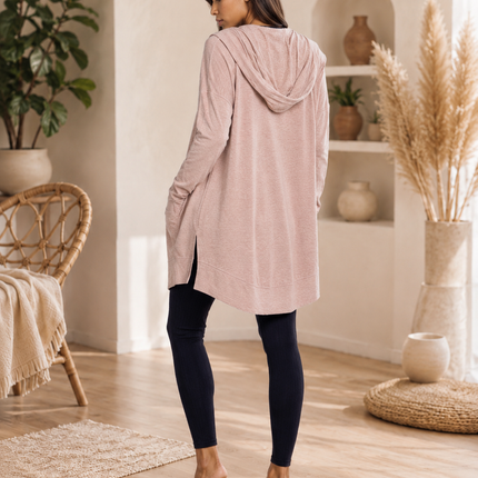 Cozy Hooded Cardigan with Pockets