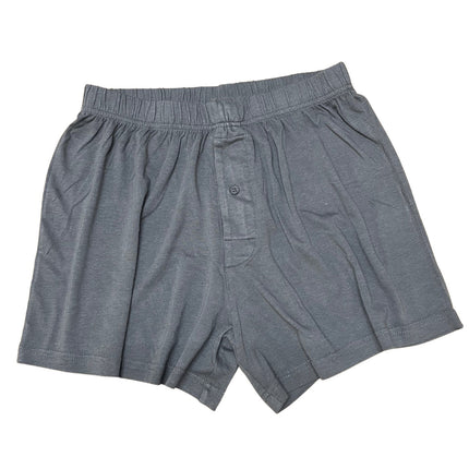 Men's Bamboo Viscose/Cotton Boxer Style Underwear Charcoal Grey Color - 5-pack