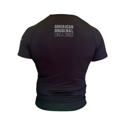 Core Short Sleeve Rash Guard - BLACK
