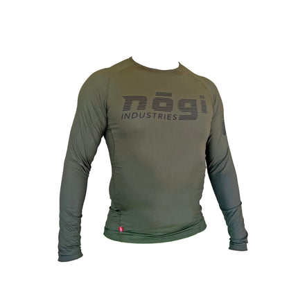 Core Long Sleeve Rash Guard - FURY GREEN