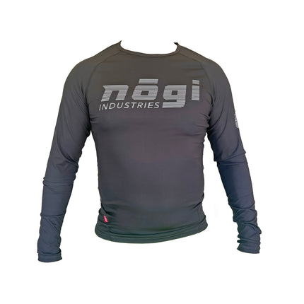 Core Long Sleeve Rash Guard - NEW JERSEY GRAY