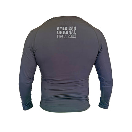 Core Long Sleeve Rash Guard - NEW JERSEY GRAY