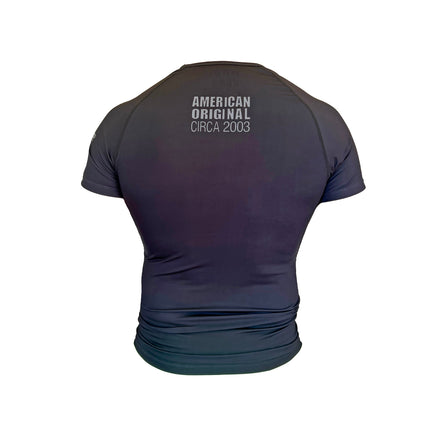 Core Short Sleeve Rash Guard - NEW JERSEY GRAY