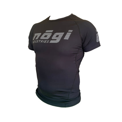 Core Short Sleeve Rash Guard - NEW JERSEY GRAY