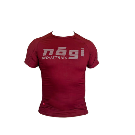Core Short Sleeve Rash Guard - MERLOT RED