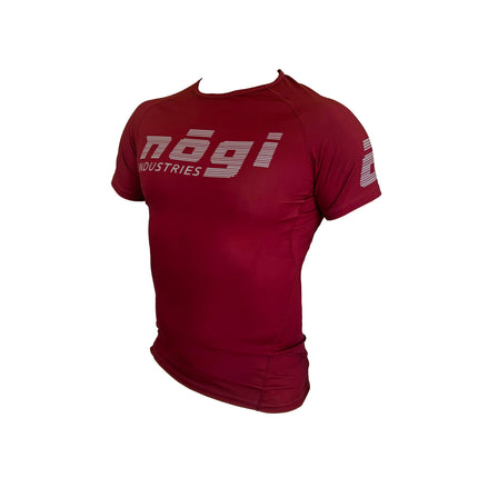 Core Short Sleeve Rash Guard - MERLOT RED