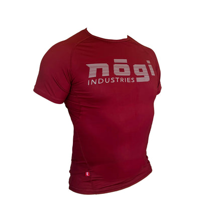 Core Short Sleeve Rash Guard - MERLOT RED