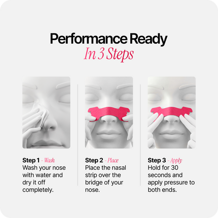 Pink Nasal Strips