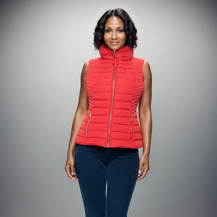 PuffTech Vest - Women's High Collar Quilted Vest