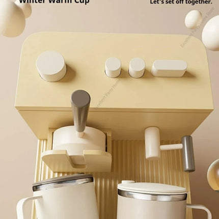 1pc 400Ml/13.5Oz Milk Coffee Cup Stainless Steel Double Wall Thermal Insulated Water Cups And Mugs Metal Coffee Cup Mug